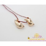 Жіночі золоті сережки "Краплі" 470663 , Gold &amp Silver Gold & Silver, Украина